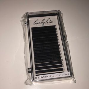 BORBOLETA D curl Lash extensions